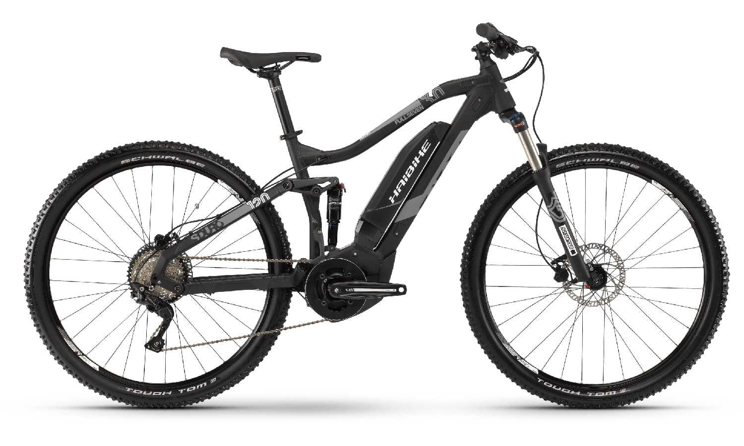 Фотография Haibike 27,5" SDURO FullSeven 3.0 500Wh (2019) 2019 Черно-серый